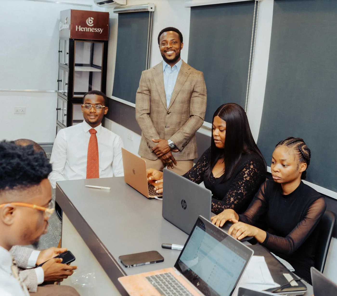 CBC Africa team at work in the office